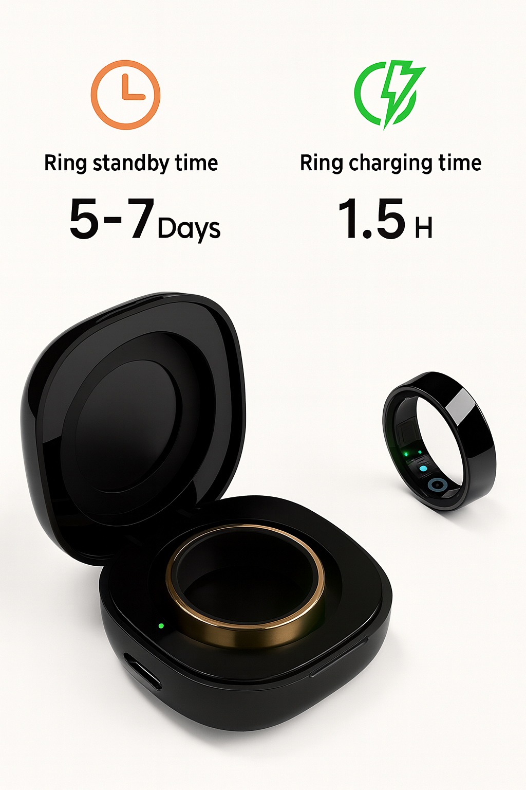Black Smart Ring