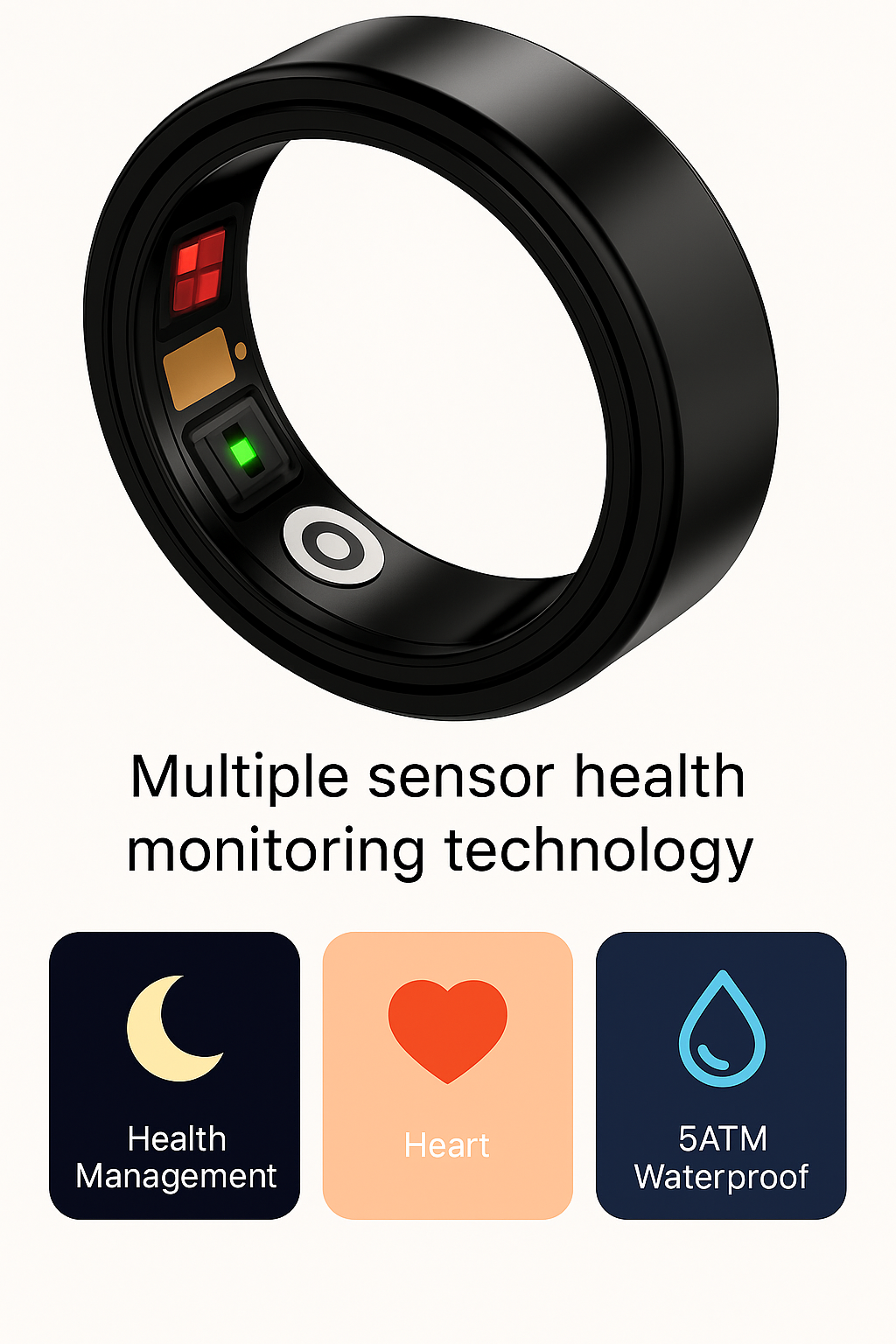 Black Smart Ring